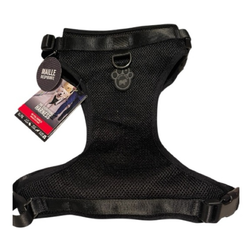 Black Mesh Dog Harness No Pull Canada Pooch XL